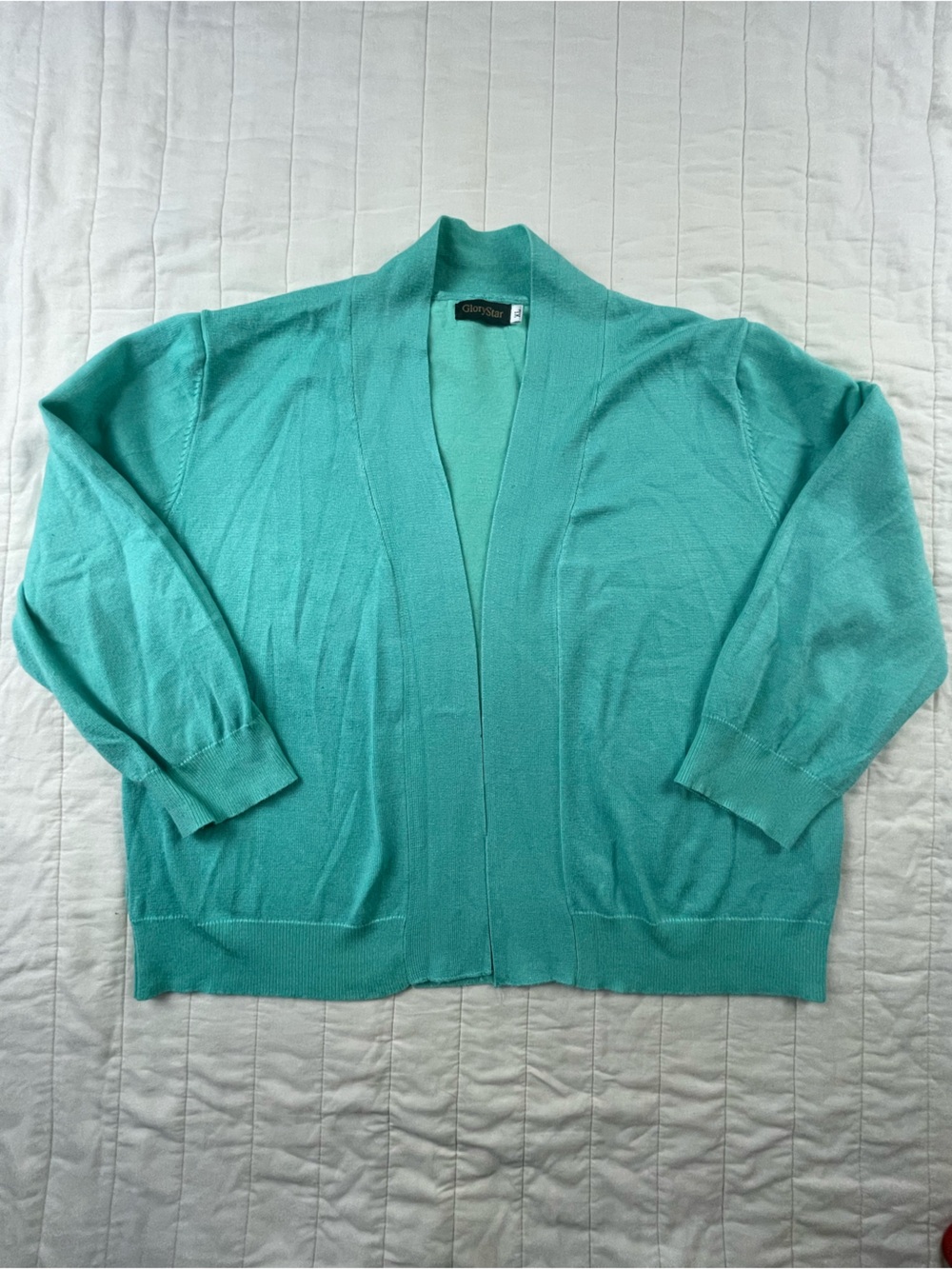 Open Style Slightly Cropped Cardigan XL
